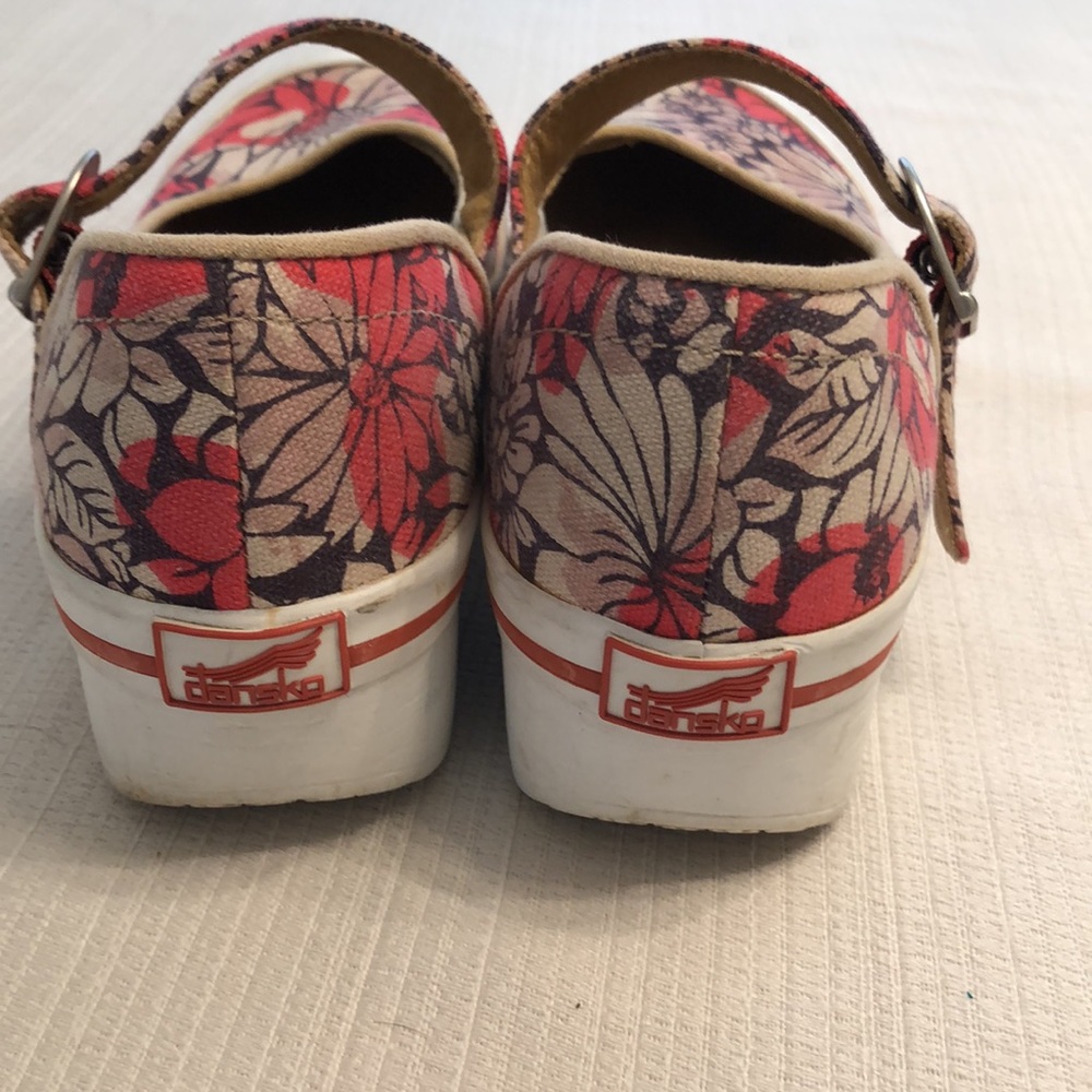 Dansko Valerie Floral canvas Mary Jane clogs - Picture 7 of 8